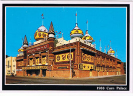 Mitchell South Dakota Postcard 1988 Corn Palace - £1.72 GBP