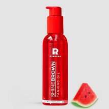 BYROKKO Original Shine Brown Watermelon Tanning Oil 4.9 Fl Oz (145 ml), Moisturi - £23.81 GBP