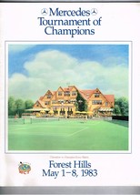 1983 WCT Mercedes Tournament of Champions Program John McEnroe Win - £66.84 GBP