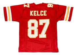 Travis Kelce Kansas City Red Football Jersey - £38.15 GBP