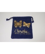 Carolee Gold Tone Faux Pearl &amp; Rhinestone Butterfly Brooch Pins - €27,98 EUR