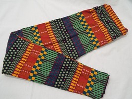 Women&#39;s LuLaRoe OS One Size Leggings Black Green Yellow Red Blue - $7.42