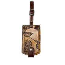 Isabella Fiore Brown Leather Luggage Tag NWOT - $18.76