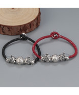 Handwoven Sterling Silver OM Mantra Bracelet,Couple Bracelet,Pixiu,New Y... - £30.50 GBP+