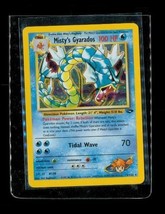 POKEMON Trading Card Misty&#39;s Gyrados 13/132 Unlimited Holo Rare Tidal Wave - $54.44
