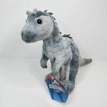 Jurassic World Dinosaur Plush Stuffed Animal Grey Dino Toy Factory NWT 13&quot; - £8.63 GBP