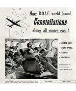 British Oversea Airway Constellation 1955 Advertisement Aviation Import ... - $56.04 CAD