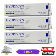 3 X Hydrocyn Aqua Wound Gel For Burns, Ulcers, Sores replace Solcoseryl Jelly - £30.30 GBP
