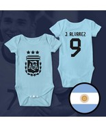 Argentina Alvarez Champions 3 stars FIFA World Cup Qatar 2022 Blue Baby ... - $36.91 CAD
