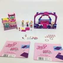 JoJo Siwa Snap &amp; Switch Build Kit Dream Stage and Candy Store Lot  -  Incomplete - £13.27 GBP