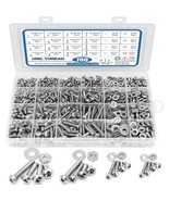 700Pcs Nuts and Bolts Assortment Kit, 4-40#6-32#8-32#10-24 Phillips Pan ... - £30.66 GBP