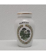 Vintage The Franklin Mint Gloria Concepts Porcelain Spice Jars 3 1/4&quot; PA... - $11.87