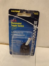 Calterm Led illuminated toggle switch #40250, 20A , 12V DC - $6.92