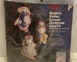 Columbia Minerva Crewel Peter Rabbit Ornaments Kit by Beatrix Potter 7882 - $20.10