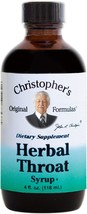 Dr Christopher&#39;s Formula Herbal Throat Syrup, 4 Fluid Ounce - £27.07 GBP