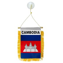 Cambodia Flag Mini Banner 4 PACK - $24.00