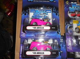 Muscle Machines Adult Collectible &quot;&#39;48 Anglia&quot; Red Mint / Sealed Card - £3.24 GBP