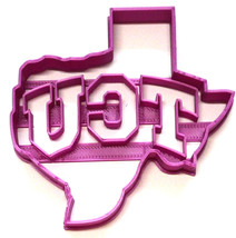 Themed Texas Christian University TCU Letters in State Cookie Cutter USA PR2545 - £3.19 GBP