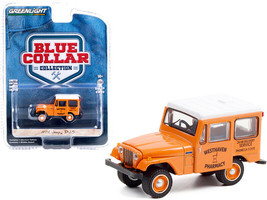 1974 Jeep DJ-5 &quot;Westhaven Pharmacy&quot; Orange with White Top &quot;Blue Collar Collec... - £9.60 GBP