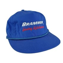 Vintage Brammer Living Kitchens Hat Cap Cotton Snapback Blend Blue Daven... - £9.38 GBP