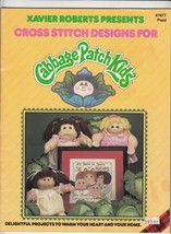 Cabbage Patch Kids Cross Stitch Pattern Booklet Xavier Roberts 7677 Doll Toy - $8.79