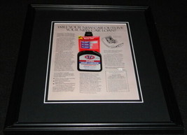 1988 STP Supra Wear Control Oil Framed 11x14 ORIGINAL Advertisement - $34.64