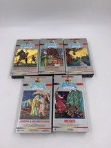 Hanna Barbera&#39;s The Greatest Adeventure Stories from the Bible VHS lot of 5 - £9.71 GBP