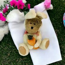 Boyd’s Collection Vintage 1990 Jointed Bear In Bunny Rabbit Suit Carrot ... - $24.05