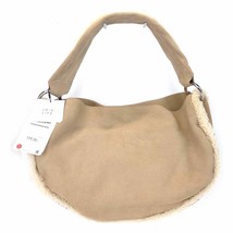 ZARA Limited Edition New Comfort Collection Beige Suede Leather Shoulder... - £69.60 GBP