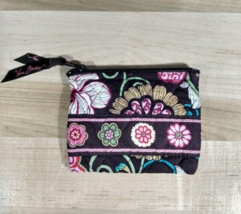 Vera Bradley Mod Floral Pink Coin Purse Quilted - £9.75 GBP