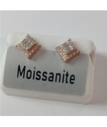 Moissanite Pierced Post Earrings, 925 1ctw - $253.02 CAD