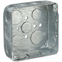 Steel City 52151-1/2-3/4 Galvanized Steel Square Box with 1/2-Inch and 3... - $1,118.21 MXN
