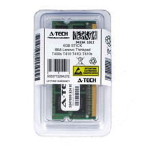 4GB SODIMM IBM-Lenovo Thinkpad T400s T410 T410i T410s PC3-8500 Ram Memory - £23.58 GBP