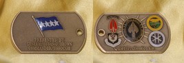 Special Operations 4 Star Commanding Gen Bryan Brown Dog Tag Style! - $65.33