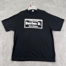 Alstyle Mens Black Cotton Crew Neck Short Sleeve Pullover T-Shirt Size XL - $19.79