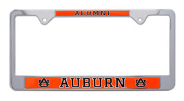 auburn tigers alumni ncaa college chrome license plate frame usa made - £31.45 GBP
