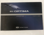 2013 Kia Optima Owners Manual Handbook OEM M02B16023 - £14.06 GBP