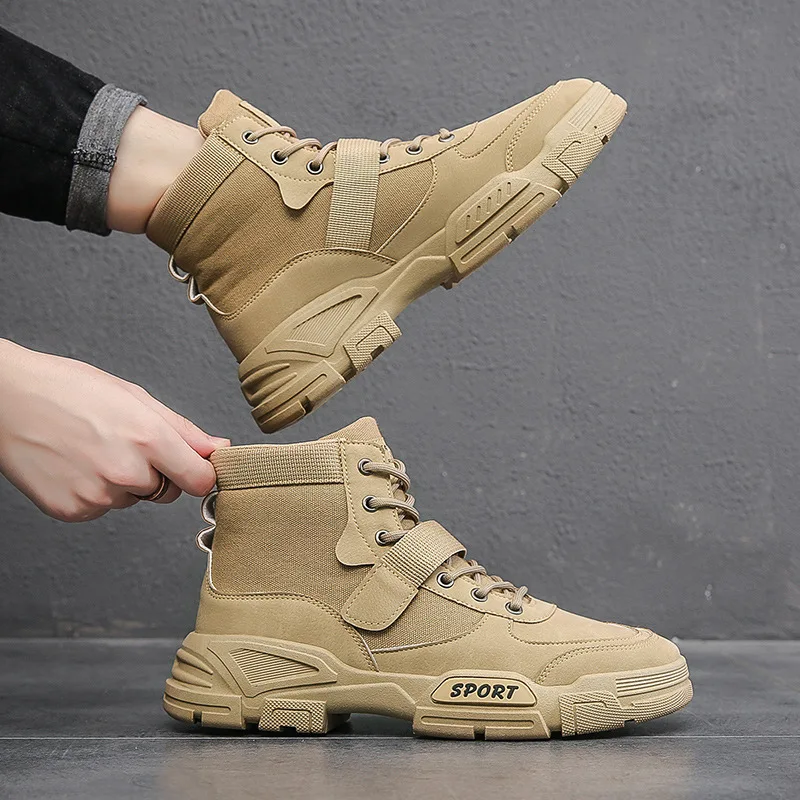 Autumn Winter Casual Shoes for Men High Top  Pop Fashion Platform Ankle Boots Wo - £220.40 GBP