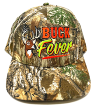Realtree Camo Buck Fever Outdoor Hunting Retro Adjustable Curved Bill Hat Cap - £11.16 GBP