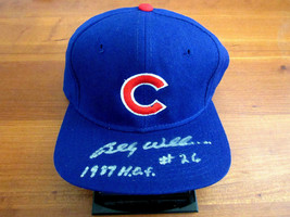 Billy Williams # 26 Hof 1987 Chicago Cubs Signed Auto 100% Wool Ss Cap Hat Jsa - £194.75 GBP