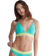 Calvin Klein Women's This is Love Lightly Lined Triangle Bra Aqua Green ... - $33.47