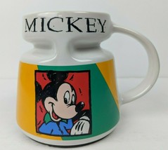 Disney Store Mickey Mouse Color Block Highwave Travel Mug w. Lid - $37.62