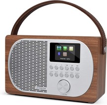 Lemega M2P Internet Radio Player,Fm Radio Tuner, Bluetooth Speaker,, Walnut - £104.57 GBP
