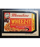Topps Wacky Packages Wheez-It 3rd Series 1973 Sticker Vintage Original - $284.38 MXN Topps Wacky Packages Wheez-It 3rd Series 1973 Sticker Vintage Original - $284.38 MXN