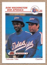 1991 Line Drive AAA #575 Ron Washington / Bob Apodaca Tidewater Tides - $2.76