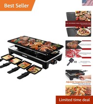 Indoor Electric Grill with Non-Stick Reversible Plate &amp; 8 Heat-Resistant... - $143.99