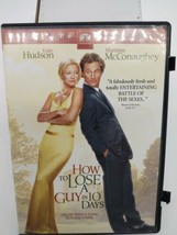 How to Lose a Guy in 10 Days (DVD, 2003, Full Frame) McConaughey/Hudson  - £4.25 GBP
