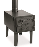 Wood Burning Stove Outdoor Camping Cast Iron Steel Fire-Box Heat Cabin w... - $280.46 CAD