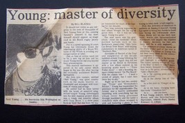 Neil Young - Master of Diversity Original Newspaper Article 1985 - £7.83 GBP