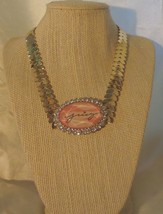 Euc - Authentic Juicy Couture GOLD-TONE With Pretty *Juicy* Pendant Necklace - $24.74